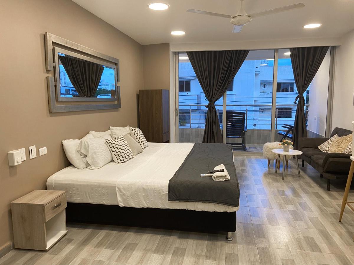 Aparta Estudio En El Edificio Bahia 79 Apartasuites Cartagena Eksteriør billede